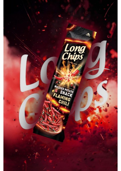 Acı Biber Aromalı Uzun Patates Cipsi 75 gr - Kıtır ve Baharatlı Atıştırmalık