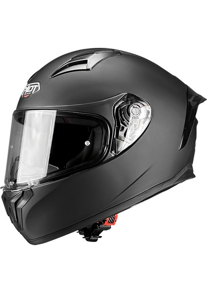 Flex Sv Mat Siyah Kapalı Motosiklet Kaskı