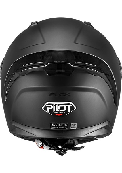 Flex Sv Mat Siyah Kapalı Motosiklet Kaskı fırsatları