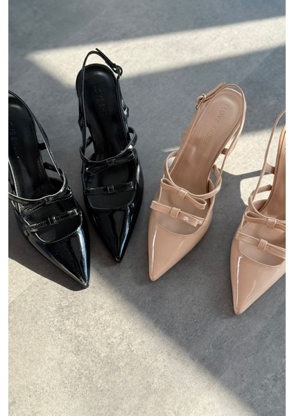 Montra Rugan Fiyonk Detaylı Bej Stiletto indirimleri