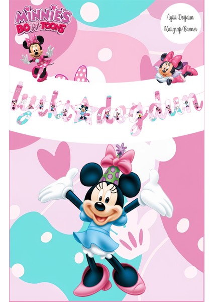 Temalı Iyiki Doğdun Kaligrafi Banner fiyatları