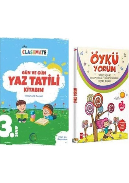 3. Sınıf Gün ve Gün Yaz Tatili Kitabım ve Öykü Yorum