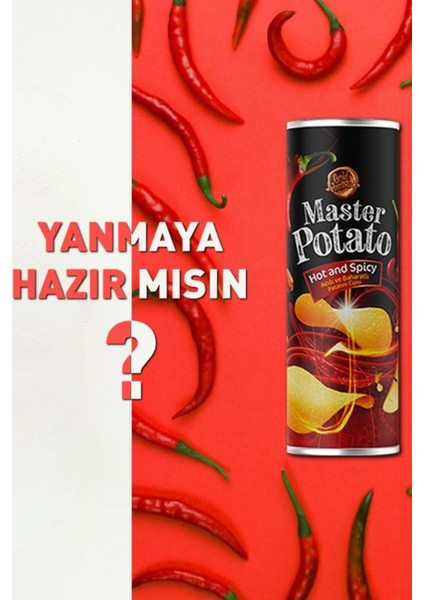 Hot & Spicy Potato Chips Acılı ve Baharatlı Patates Cipsi 160 gr fiyatları