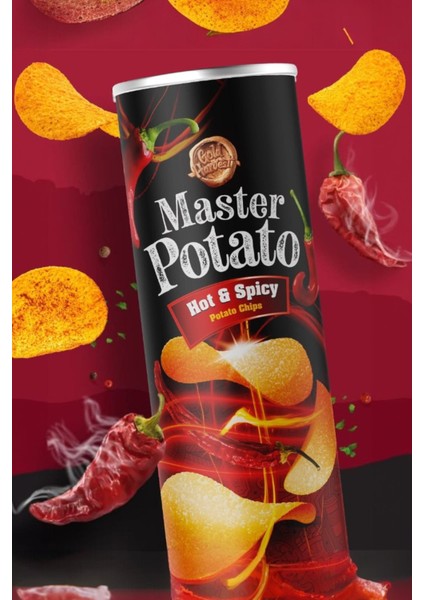 Hot & Spicy Potato Chips Acılı ve Baharatlı Patates Cipsi 160 gr modelleri