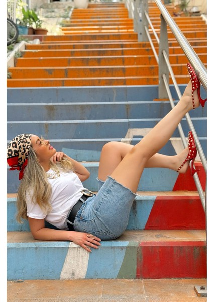 Owensa Rugan Kırmızı Troklu Stiletto fırsatları