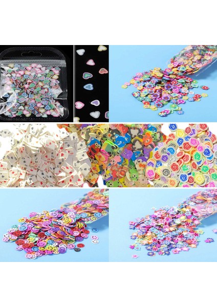 Epoksi Reçine Dolgusu Karışık Glitter Doldu Malzemesi Figür 100 gr Karışık