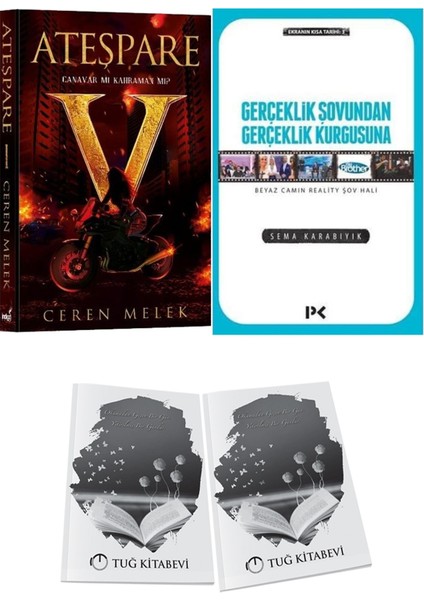 Gerçeklik Şovundan Gerçeklik Kurgusuna ve Ateşpare 1 Canavar Mı Kahraman Mı? Ceren Melek 2li Set + Hediyeli