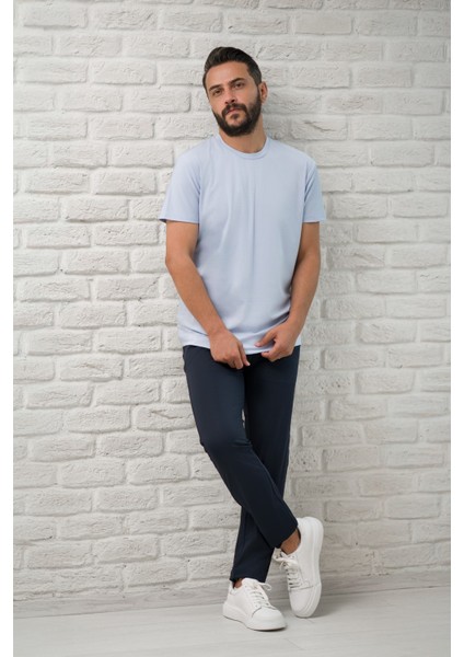 Slimfit Fit Bisiklet Yaka Rayon Kumaş Full Likralı T-Shirt fiyatları