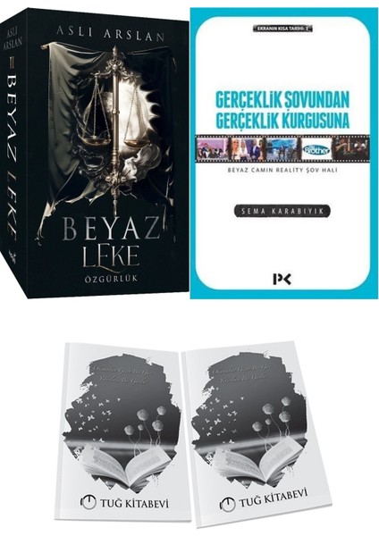 Gerçeklik Şovundan Gerçeklik Kurgusuna ve Beyaz Leke 2 Özgürlük Aslı Arslan 2li Set + Hediyeli