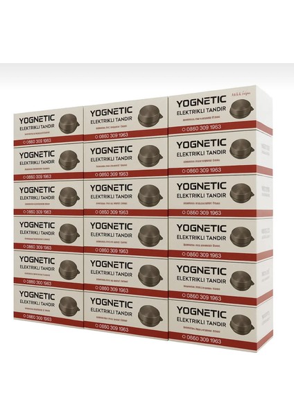 Elektrikli Tandır | Ekmek Yapma Makinesi | Statik Boyalı Çok Amaçlı Pişirici - 48 CM