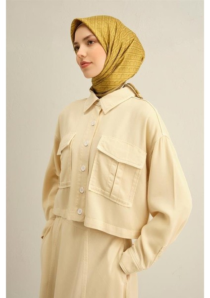 Desenli Saf Ipek Twill Eşarp 9301 32 modelleri