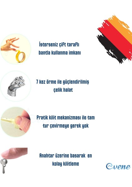 Koyu Kahve Pencere Kilidi 6 Adet Halatlı Çocuk Güvenlik Emniyet Hırsız Pimapen Pvc Kapı Bebek Kilidi