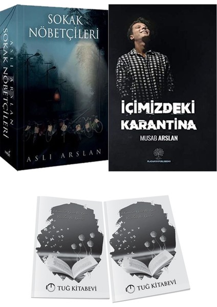 Içimizdeki Karantina ve Sokak Nöbetçileri 2 Aslı Arslan 2li Set + Hediyeli