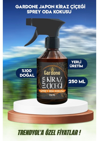 Japon Kiraz Çiçeği Oda ve Çamaşır Spreyi Oda Parfümü Koku Giderici Oda Kokusu 250 ml