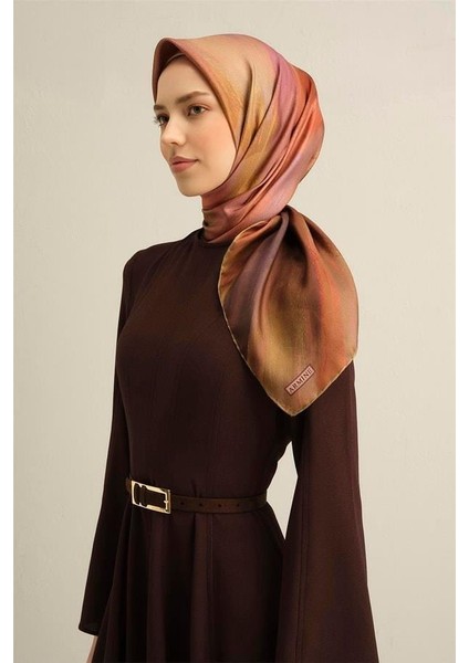 Desenli Saf Ipek Twill Eşarp 9308 07 fiyatları