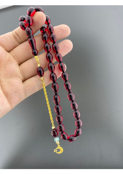 Ateş Kehribar Yaldızlı 925 Ayr Gümüş Püsküllü fiyatları