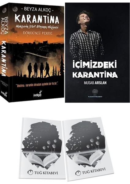 Içimizdeki Karantina ve Karantina 4 Beyza Alkoç 2li Set + Hediyeli