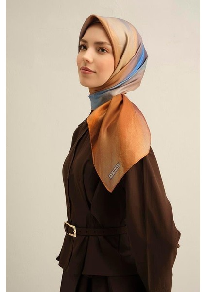 Desenli Saf Ipek Twill Eşarp 9308 02 fiyatları