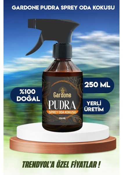Pudra Oda ve Çamaşır Spreyi Oda Parfümü Oda Kokusu Koku Giderici 250 ml