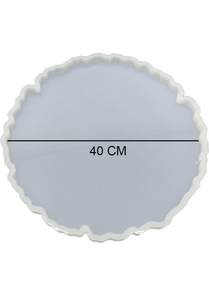 Epoksi Silikon Kalıp Yerli Üretim Güneş Tırtıklı Tepsi Kalıbı 40 cm modelleri
