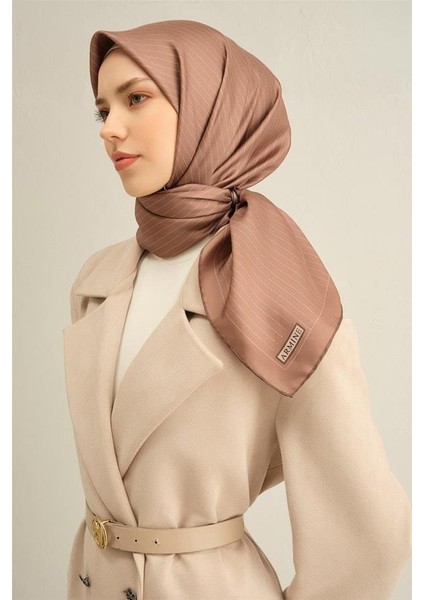 Desenli Saf Ipek Twill Eşarp 9348 36 modelleri