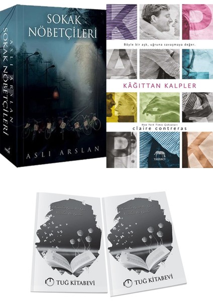 Kağıttan Kalpler ve Sokak Nöbetçileri 2 Aslı Arslan 2li Set + Hediyeli