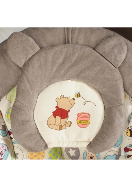 Winnie The Pooh Dots & Hunny Pots Sallanan Bebek Titreşimli Bebek Koltuğu, Müzik ve 3 Farklı Oyun Arkadaşlı indirimleri
