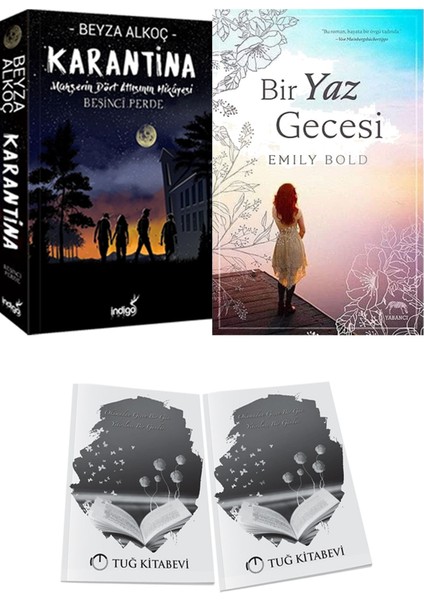 Bir Yaz Gecesi ve Karantina 5 Beyza Alkoç 2li Set + Hediyeli