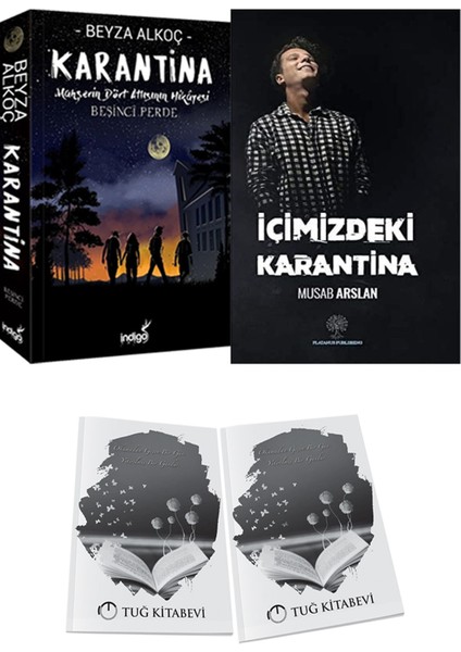 Içimizdeki Karantina ve Karantina 5 Beyza Alkoç 2li Set + Hediyeli