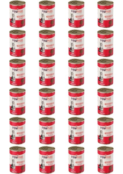 Sığır Etli Yetişkin Kedi Konservesi 400 GRX24ADET