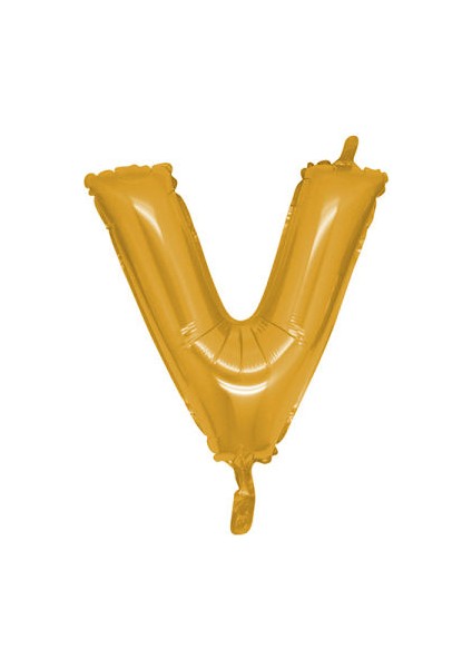 V Hafi Altın Folyo BALON16 Inch 40 cm