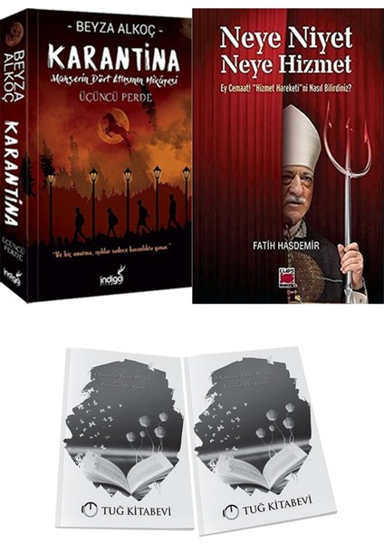 Neye Niyet Neye Hizmet ve Karantina 3 Beyza Alkoç 2li Set + Hediyeli