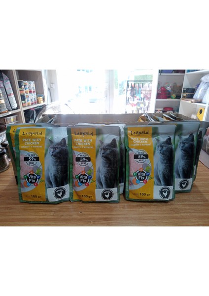 Kedi Püre Yaş Mama Tavuklu 10 ADET