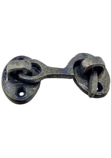 Antika Tarz Dekoratif Pirinç Çengeli - 5cm, Oksit