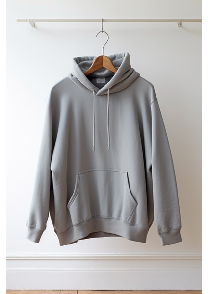 Kadın Gri Kapüşonlu Sweatshirt L fiyatları