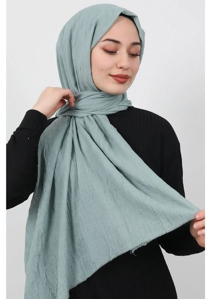 Ütü Gerektirmeyen Bambu Kraş Şal -BMB0508