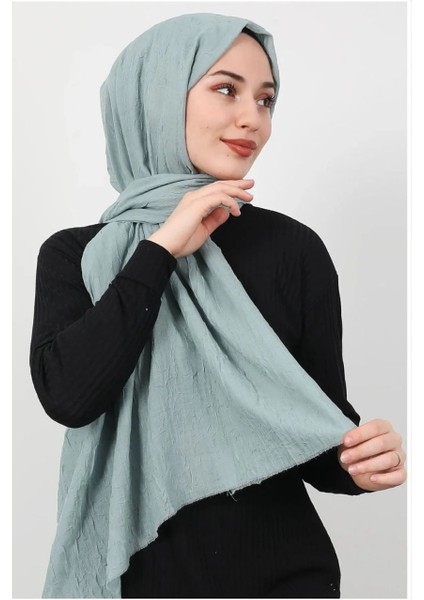 Ütü Gerektirmeyen Bambu Kraş Şal -BMB0508