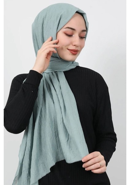 Ütü Gerektirmeyen Bambu Kraş Şal -BMB0508