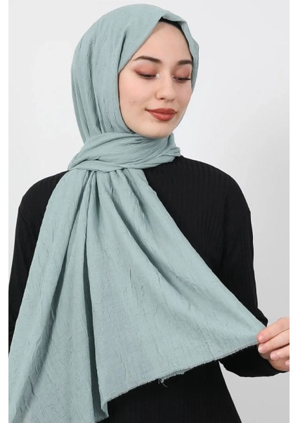 Ütü Gerektirmeyen Bambu Kraş Şal -BMB0508