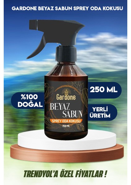 Beyaz Sabun Oda ve Çamaşır Spreyi Oda Parfümü Koku Giderici 250 ml