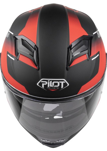 Alpha Sv Kırmızı Siyah Kapalı Motosiklet Kaskı modelleri