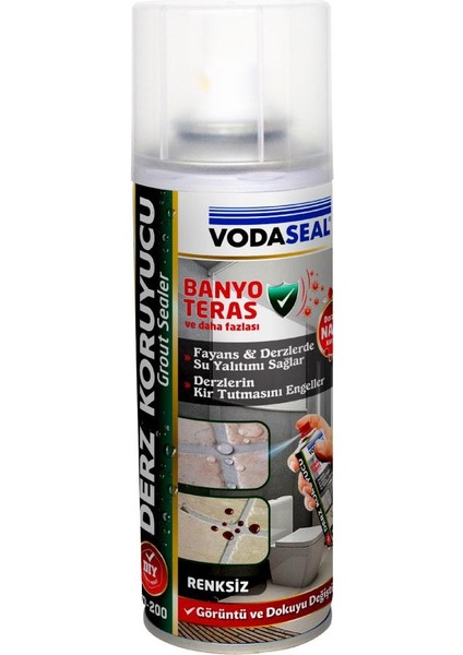 Fayans ve Derz Koruyucu Sprey Şeffaf 200 Ml.