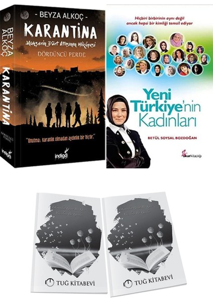 Yeni Türkiye'nin Kadınları ve Karantina 4 Beyza Alkoç 2li Set + Hediyeli