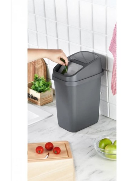 Vinto Kapaklı Çöp Kovası, Plastik 5 Lt