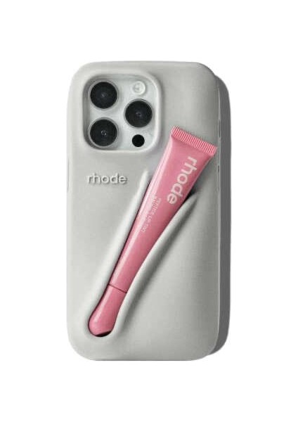 iPhone 14 Por Max Uyumlu “ Cam Hediye “ Rhode Summer Premium Silikon Lip Case Telefon Kılıfı + Ruj fiyatları