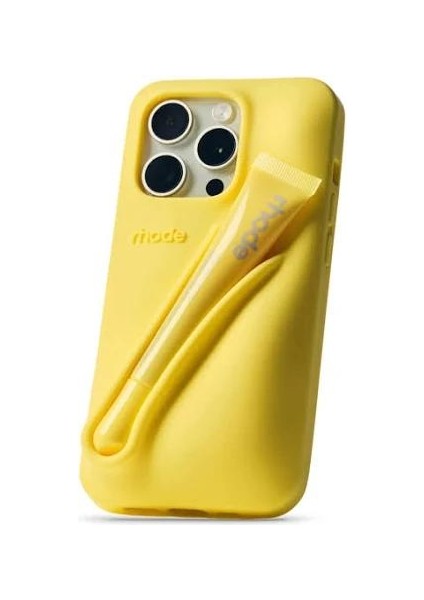 iPhone 15 Uyumlu “ Cam Hediye “ Rhode Summer Premium Silikon Lip Case Telefon Kılıfı + Ruj fiyatları