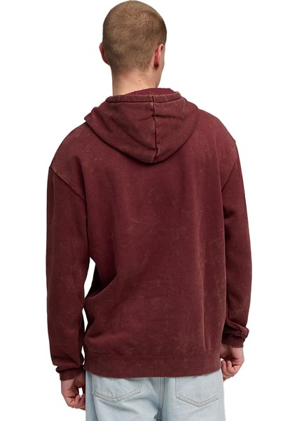 Ess Elevated Wash Hoodie Erkek Bordo Günlük Stil Sweatshirt 68804996 fiyatları