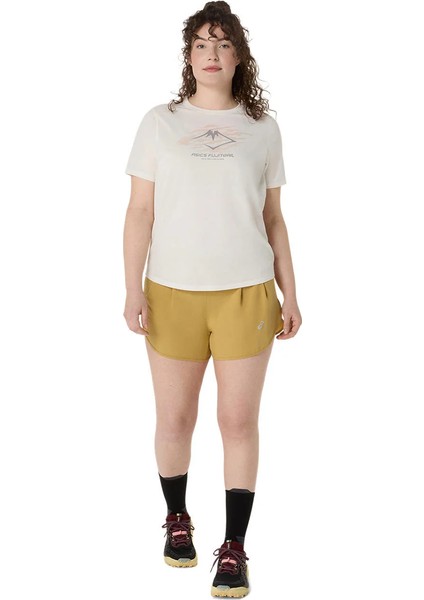 Fujıtrail Logo Ss Kadın Bej Koşu T-Shirt 2012D314-100 modelleri