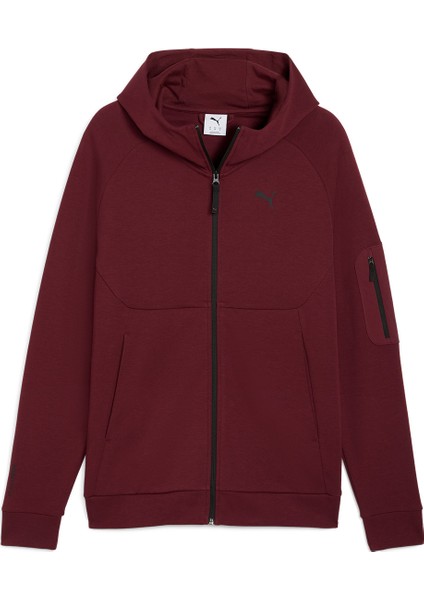 Tech Full-Zip Hoodie Erkek Bordo Günlük Stil Sweatshirt 68804596 fırsatları