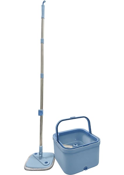 Yeni Nesil Temiz Su - Kirli Su Hazneli Mikrofiber Mopigo Twin Mop Seti – Yedek Mikro Fiber Bezli ve Tahliye Musluklu